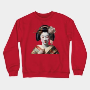 Geisha Japan Kabuki Crewneck Sweatshirt